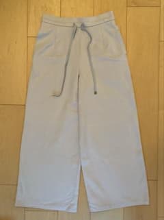 GALLARDAGALANTE NAVY 裏起毛 ワイドパンツ イージーパンツのサムネイル
