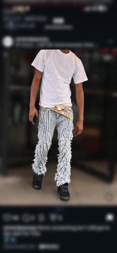 ARMOR JEANS ダメージデニムパンツ GUAPI mnmlのサムネイル