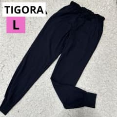 VIGORA 여성 블랙 조거 팬츠