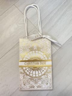 Christian Dior ギフト袋 ホワイト・ゴールドのサムネイル