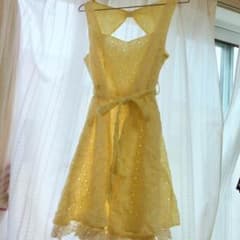 【美品】黄色ワンピースのサムネイル