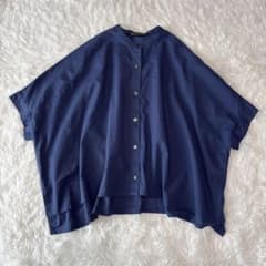 ミズイロインド♡ドルマンスリーブ♡リネン混♡シャツ♡トップス 