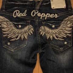 red pepper 濃紺 ストレートデニム サイズ28 swag - メルカリ
