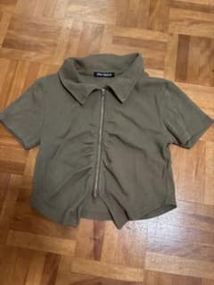 SPRAY PREMIUM フロントジップ ショート丈 ポロシャツのサムネイル