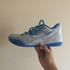 NIKE Kobe 9 Low Grey Blue バスケットボールシューズのサムネイル