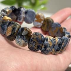 ラスト一点！ 最高級 希少 ブルーピーターサイト バングル 16mm 19cm ラスト一点！ 最高級 希少 ブルーピーターサイト バングル 16mm 19cm