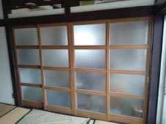 ふすま アルミ製木目調 引き戸 4枚セット - メルカリ