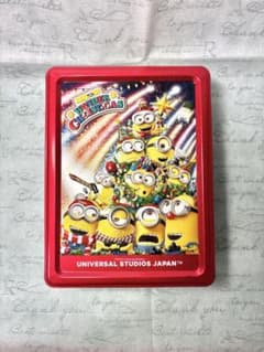 USJ ミニオン クリスマスデザイン 空き缶のサムネイル
