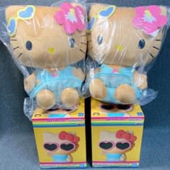 新品 4点セット ハローキティ 日焼けキティ フィギュア