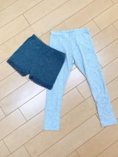 女の子　130 スパッツ　オーバーパンツのサムネイル