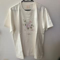 カールヘルム　薔薇柄Tシャツ キナリM 新品未使用のサムネイル