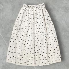美品 DRAWER RESORT2 カットジャカード ギャザー ロング スカート