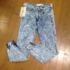 Rustic denim ケミカルウォッシュ  ジョガーパンツのサムネイル