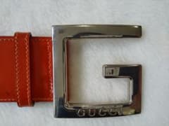 GUCCI エナメル　レザーベルトのサムネイル