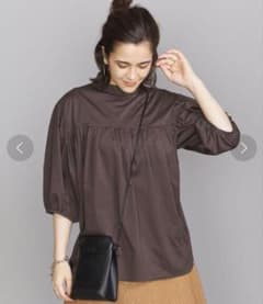 BEAUTY&YOUTH ビューティー&ユース ブラウス カットソー 七分袖のサムネイル