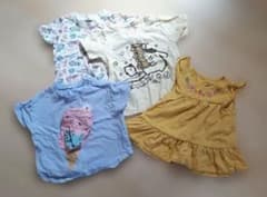 ❤夏物❤ベビー用Tシャツ 4枚セット アンパンマン ポムポムプリン 440円のサムネイル