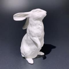 ノリタケ　うさぎ　置物　白磁　R0688て ノリタケ うさぎ 置物 白磁 R0688て - メルカリ