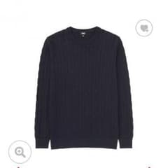 新品！ユニクロ カシミヤケーブルニットのサムネイル