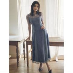 LAGUNAMOONLADYナローレースマキシワンピース　ブルーのサムネイル