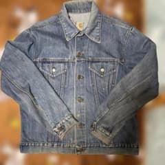 70s carhartt デニムジャケット サイズ44 - メルカリ