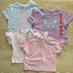 オーストラリア購入品、新品Tシャツ4枚セット♪80サイズのサムネイル
