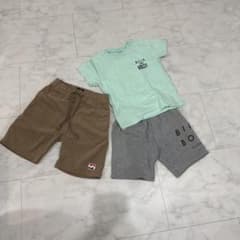 BILLABONG キッズ Tシャツ ハーフパンツ 3点セットのサムネイル