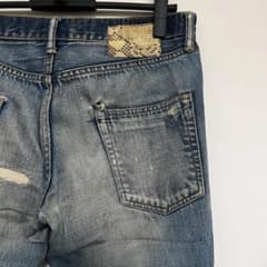 超希少20sアーカイブ】初期 visvim 04D5 スリムデニム 本革 30 - メルカリ