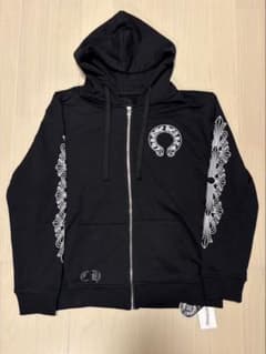 CHROME HEARTS ブラックパーカー　値下げ中‼️早い者勝ち CHROME HEARTS ブラックパーカー 早い者勝ち - メルカリ