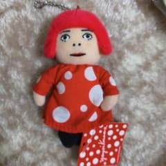 草間彌生マスコット　やよいちゃん人形 美品】草間彌生 やよいちゃん人形/YAYOIちゃんプラッシュ/2017年