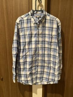 UNIQLO コットンボタンダウン長袖シャツ Mサイズのサムネイル