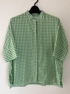 setto セット ラムネシャツ ギンガムチェック ライム - メルカリ