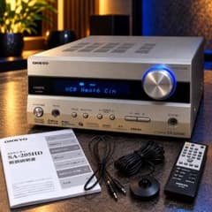 極美品 ONKYO SA205HD AVアンプ セットアップマイク リモコン付属
