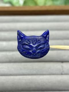 天然石ラピスラズリパーツ　猫　No.2936 天然石ラピスラズリパーツ 猫 No.2936 - メルカリ