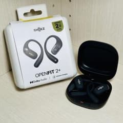 美品 Shokz OPENFIT 2+ ワイヤレスイヤホン - メルカリ