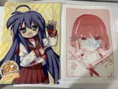 らき☆すた 20周年記念 クリアファイル 2枚、ポストカード４枚セットのサムネイル