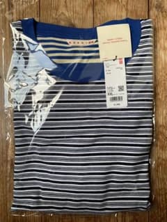 UNIQLO MARNI ユニクロ マルニ ボーダークルーネックTシャツ(半袖)のサムネイル