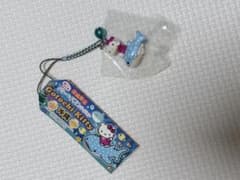 【新品未使用】ハローキティ 沖縄限定 ジンベイザメ ストラップ 根付けのサムネイル