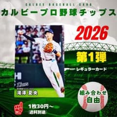 組み合わせ自由 1枚30円〜 カルビー プロ野球チップス 2026年 第1弾①