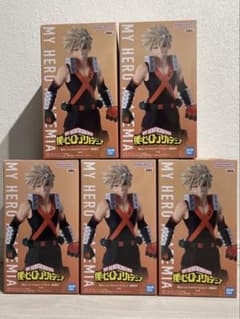 僕のヒーローアカデミア BANPRESTO 爆豪勝己 フィギュア 5個セット