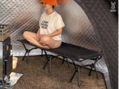 DODアグラサウナベンチ あぐらがかけるベンチ アウトドア チェア