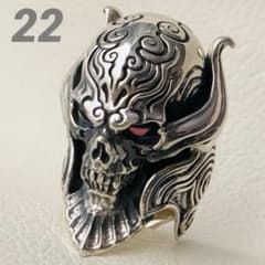 極美品 牙狼 魔導輪 ザルバ レッドアイ バージョン JAP 22 サイズ 極美品 牙狼 魔導輪 ザルバ レッドアイ バージョン JAP 22 サイズ