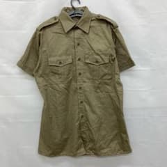 A133/K1-60 イタリア軍ミリタリー　半袖ワークシャツ ベージュのサムネイル