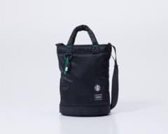 【中古】PORTER スターバックス  ドラムバッグ S ブラックのサムネイル