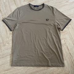 FRED PERRY ティップライン Tシャツ ベージュ Lのサムネイル