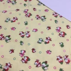昭和レトロ ネル素材 ひよこ柄 生地のサムネイル