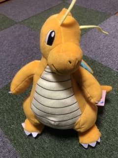 値下げ！ラスト１個！新品！ポケモン　しっぽみてみてめちゃでかカイリュウぬいぐるみのサムネイル