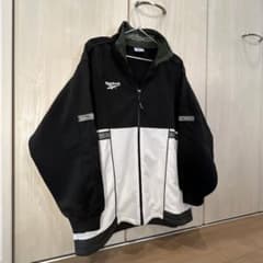 Reebok リーボック ジャージ トラック ビッグ ブラック＆ホワイトのサムネイル
