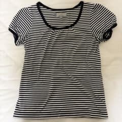 最終値下げ‼️ボーダー 半袖 Tシャツ 森ガールのサムネイル