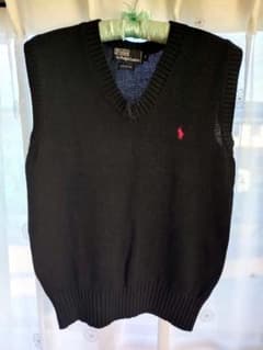Polo by Ralph Lauren ニットベスト ブラックのサムネイル