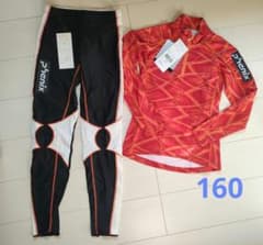 phenix ツーピース 160サイズ オレンジ/ブラック - メルカリ